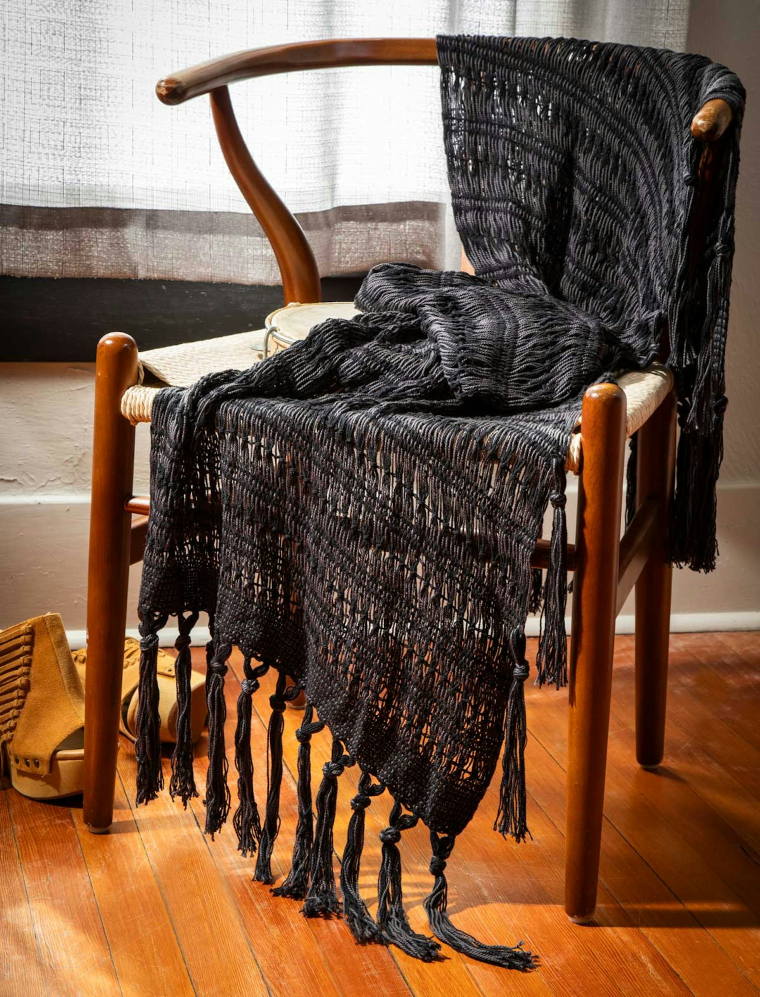 For her Silver Springs Shawl, designer Sedona Rigsby wanted to create a cloth worthy of legendary singer-songwriter, Stevie Nicks.
