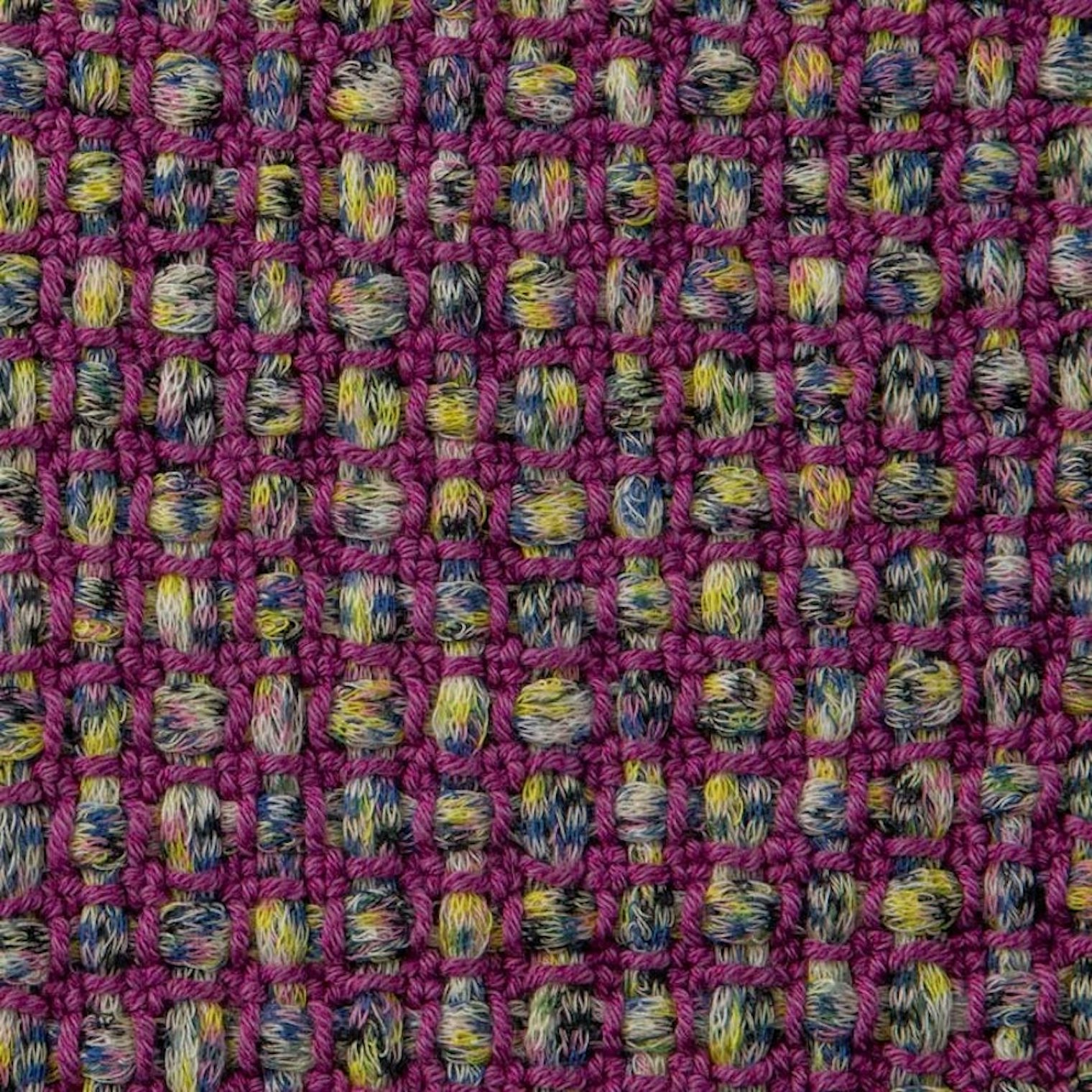 The final fabric of Nancy’s Bumple Scarf. Photo by Matt Graves