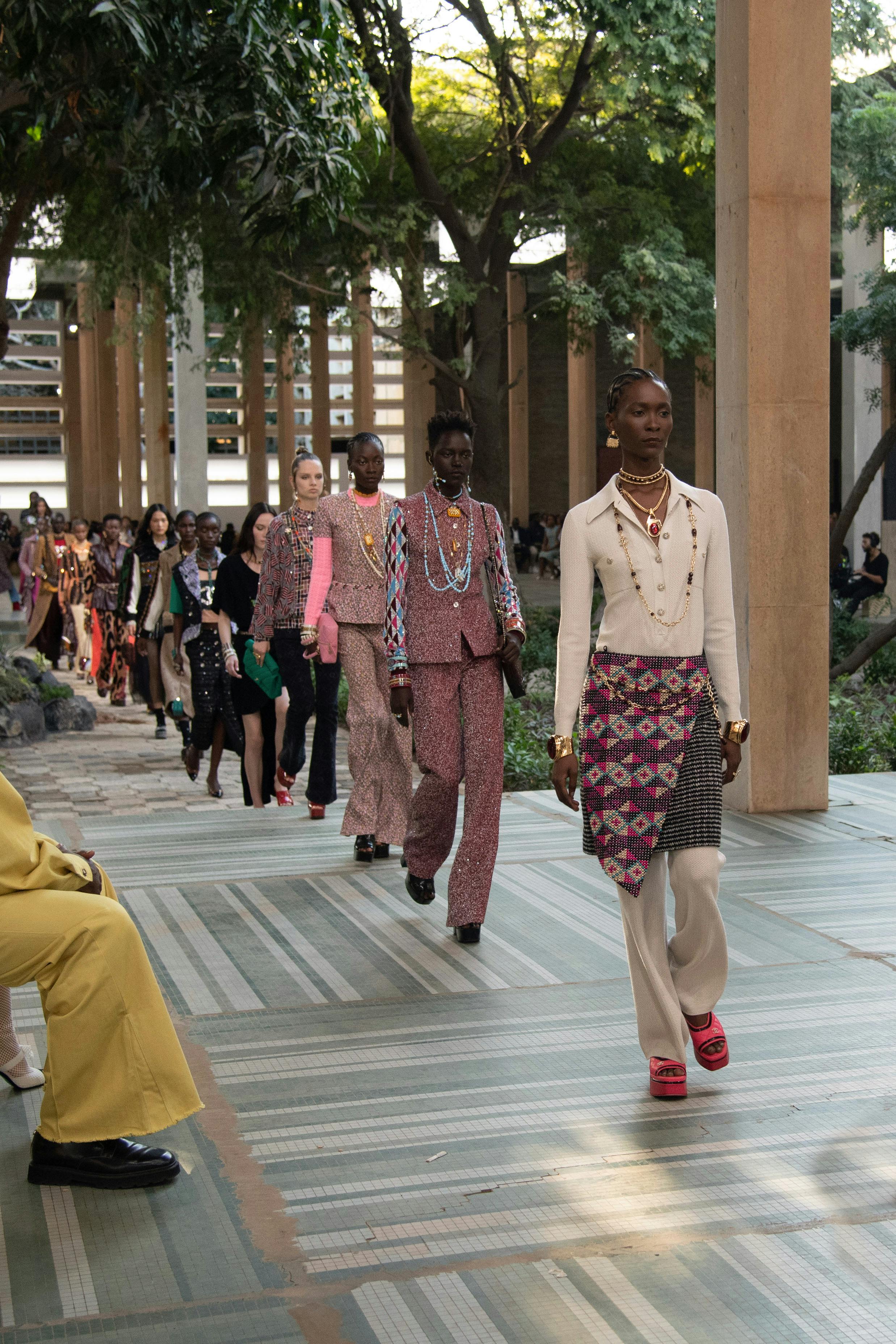Chanel presents its Métiers d'art collection in Dakar