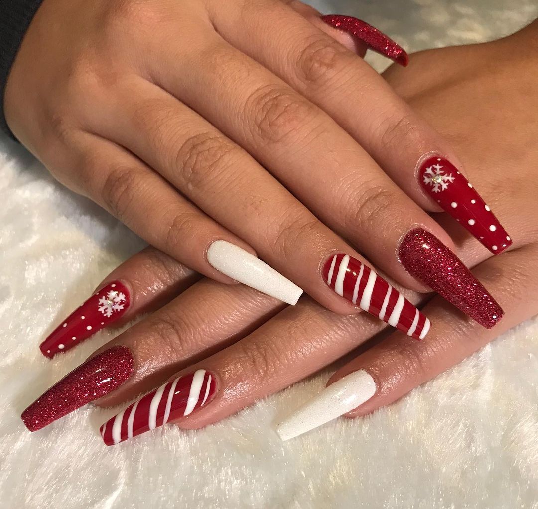 Cute nail designs for Christmas at Soho Nails Spa | Nail salon in Kansas  City, MO 64118