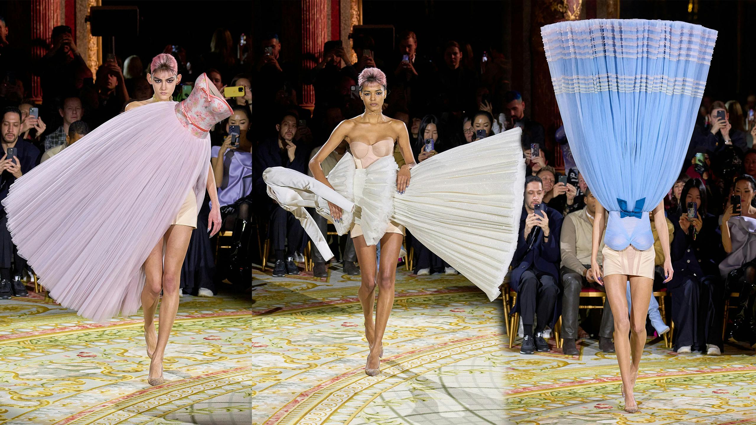 viktor and rolf cut out dresses Viktor & Rolf Haute Couture 23: A collection against gravity