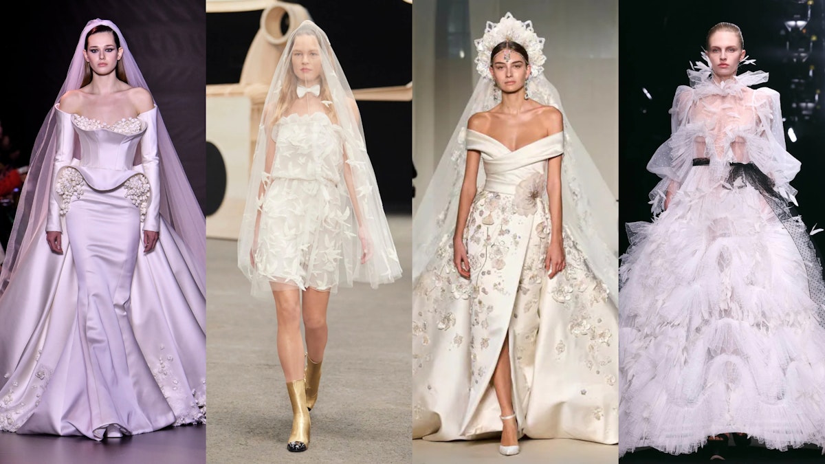 The most beautiful wedding dresses from Paris Haute Couture Week
