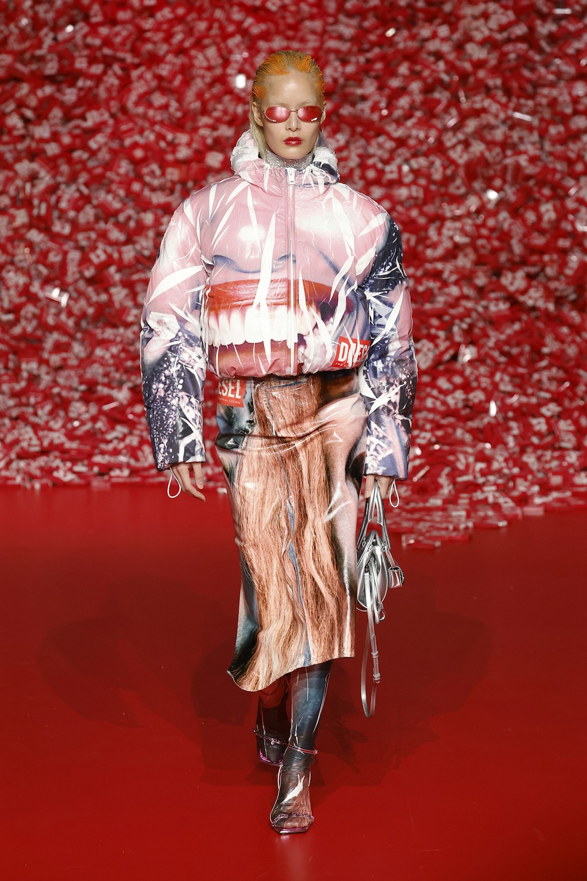 The Diesel fall winter 2023-24 fashion show