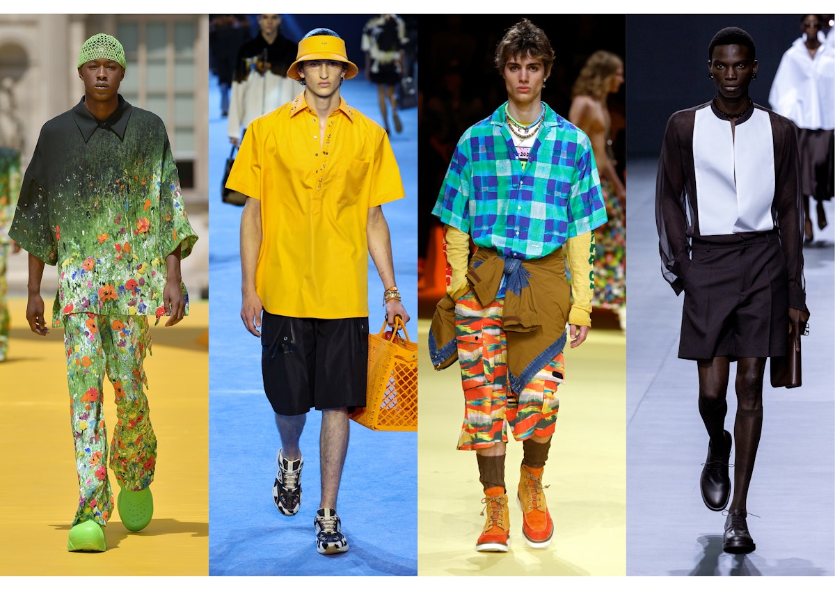The trendy men's fashion shirts for spring summer 2023