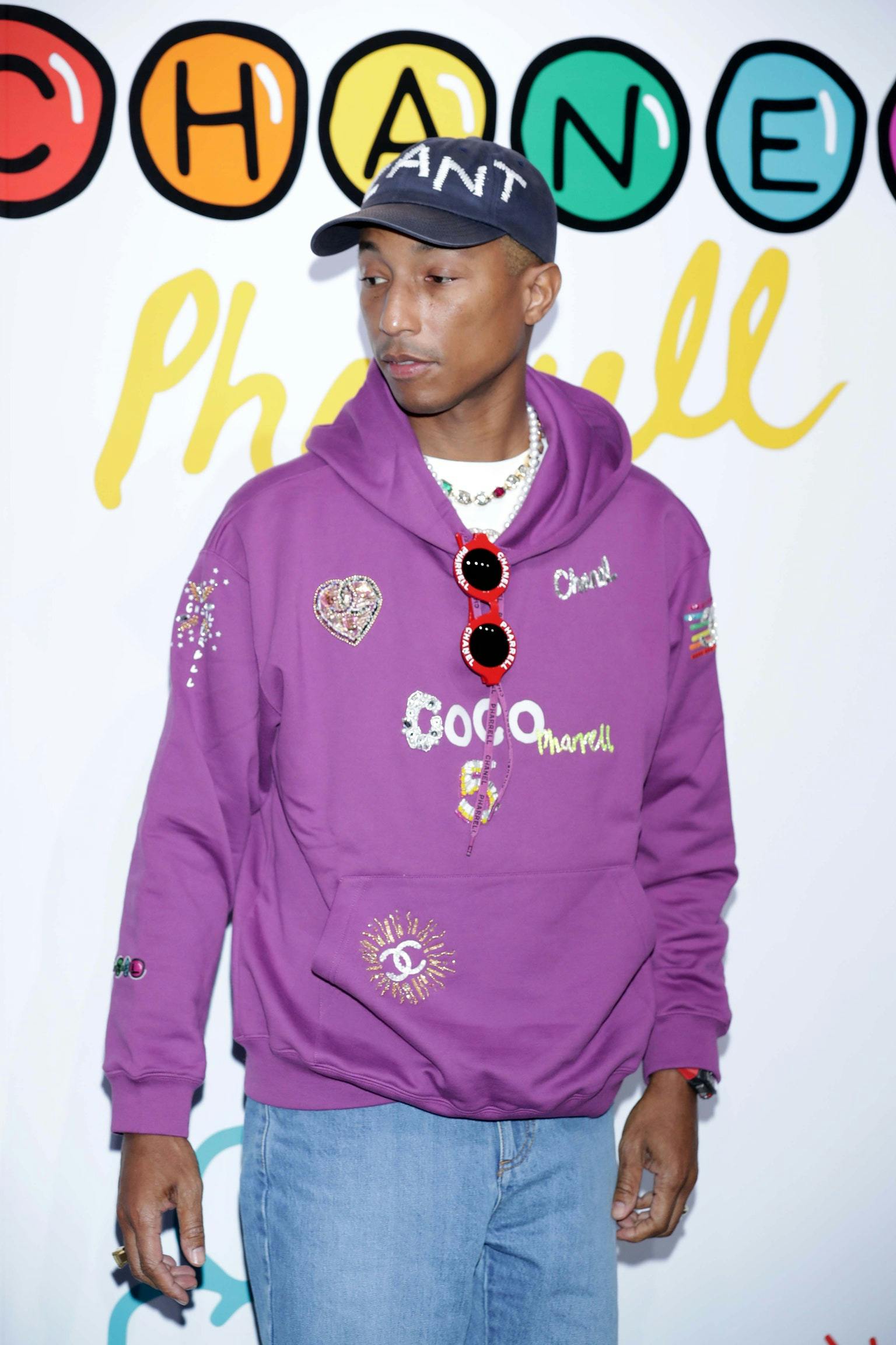 Pharrell talks his new “barefoot” trainer, his vision of luxury