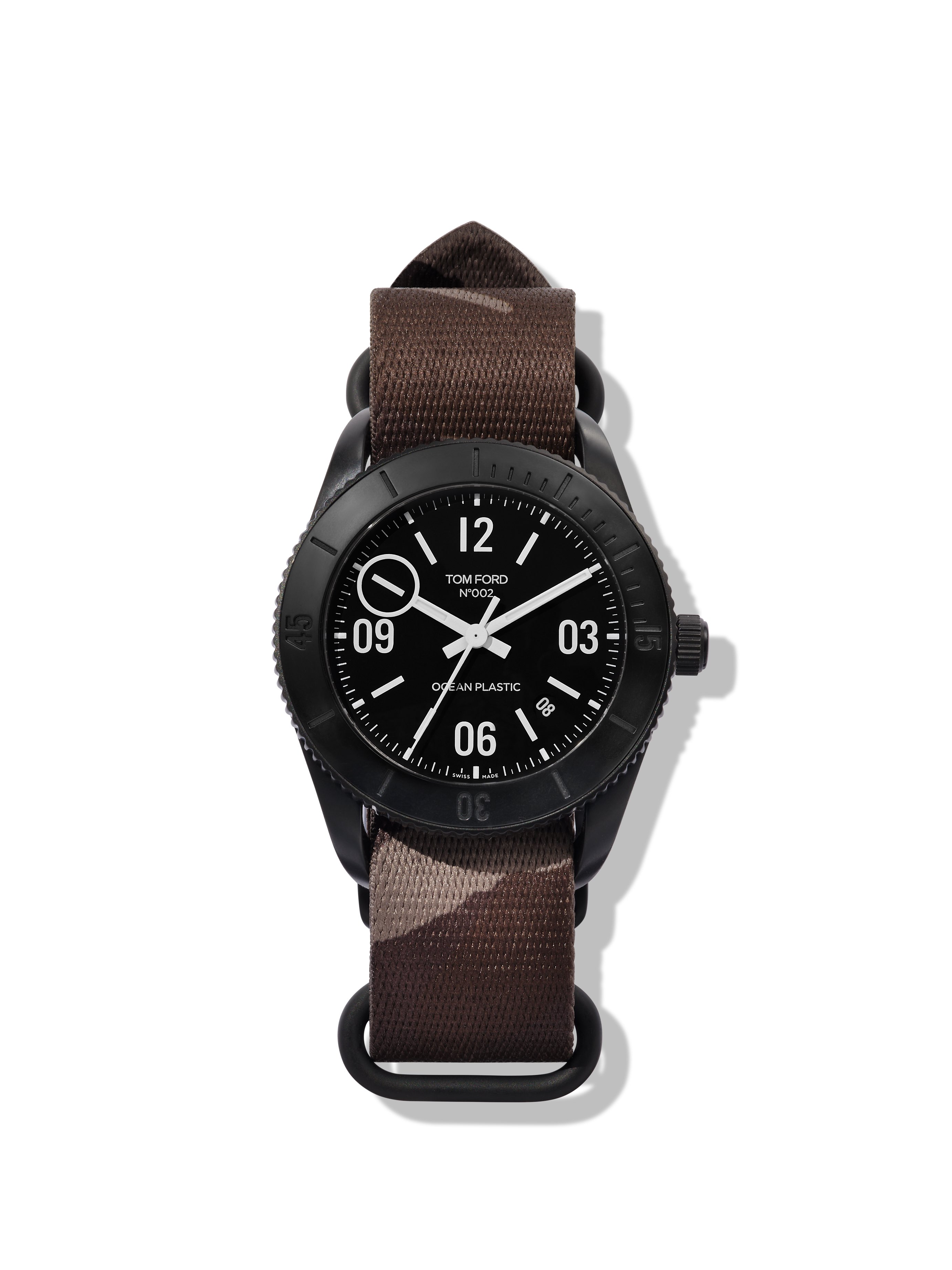 Tom Ford presents the Ocean Plastic Sport Camo watch