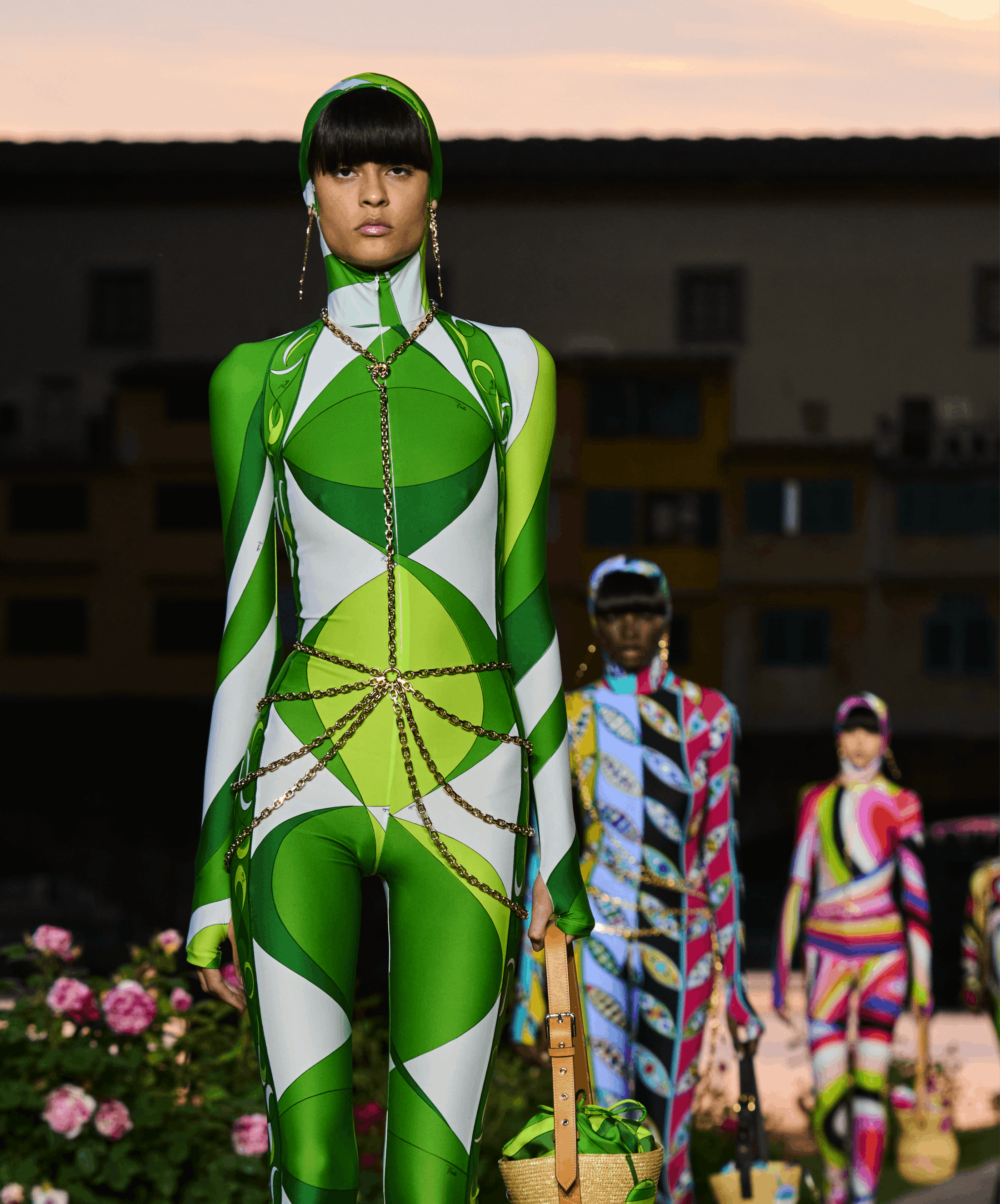 Pucci: Camille Miceli's first fashion show, «Initials E.P.», takes place in  Florence