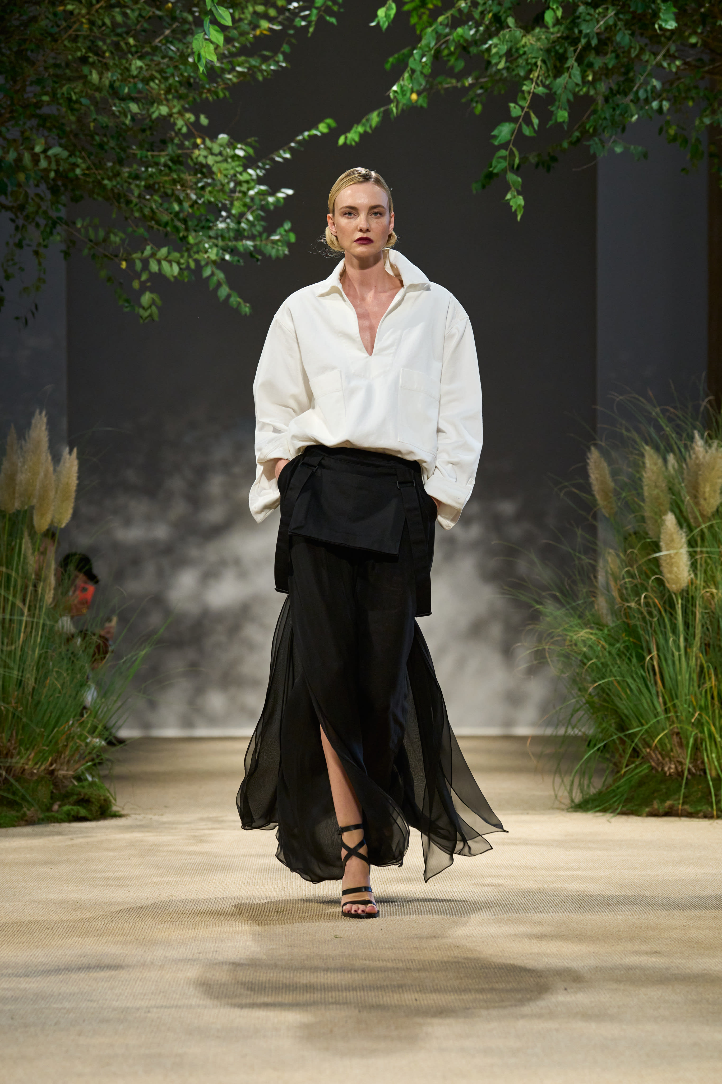 【2024ss】Max Mara Sfilata　シルクシフォンロングスカート Max Mara's 