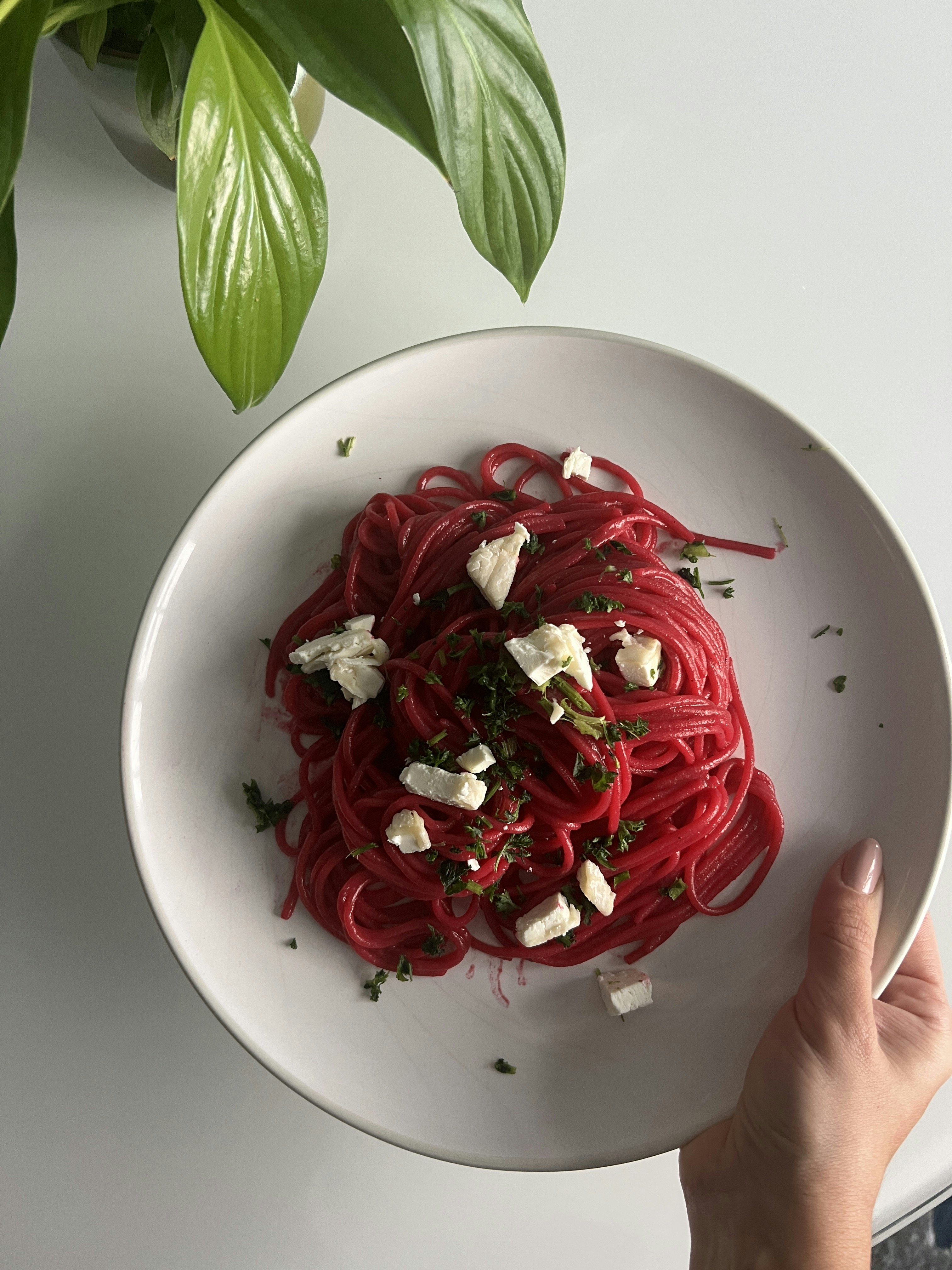 Cooking Delight: Pink Pasta Infused with Beet Pesto