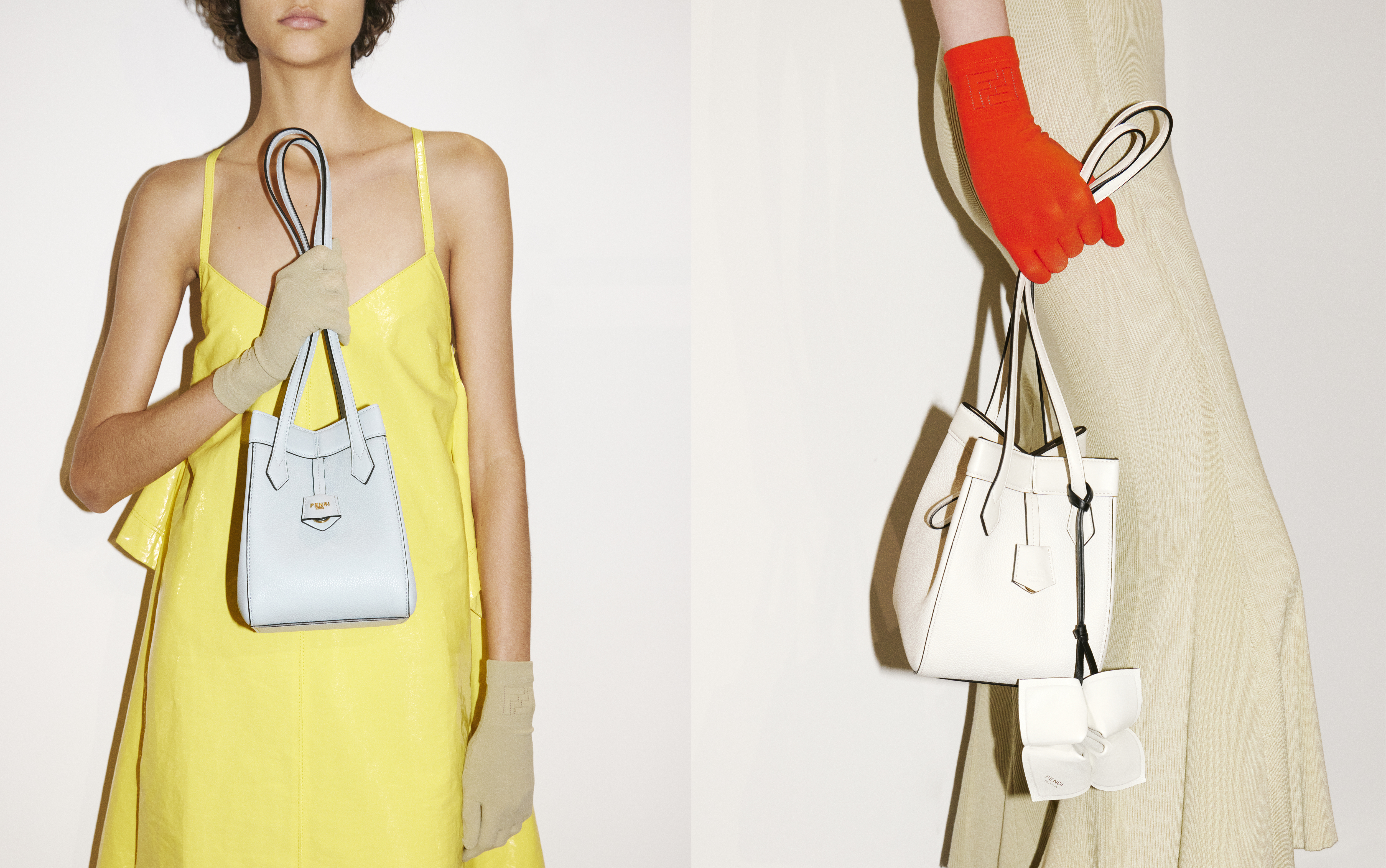 【FENDI】ORIGAMI MINI BAG Fendi Origami Mini Leather Black | Fendi