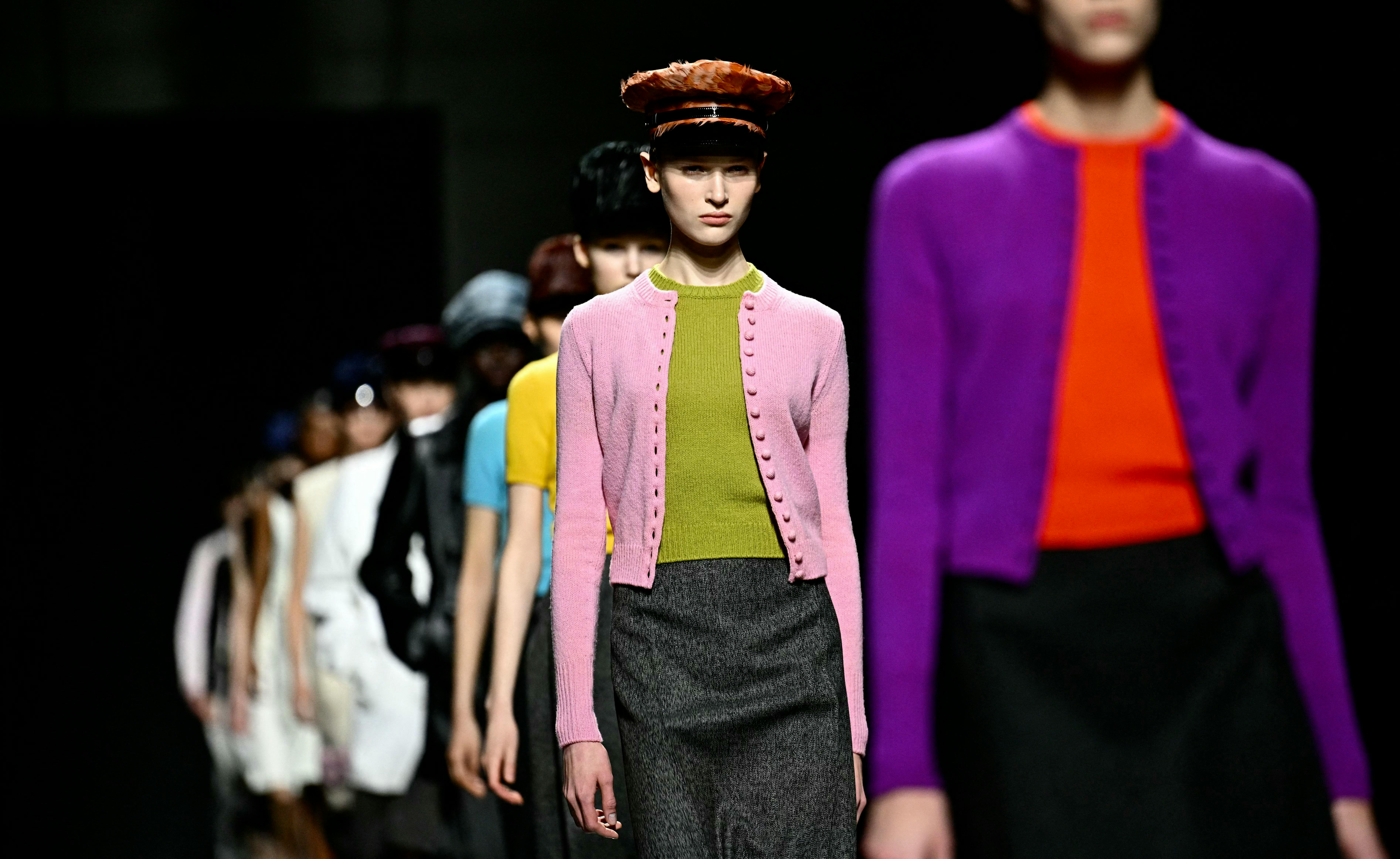 Prada the autumn winter 2024-25 fashion show at Milan