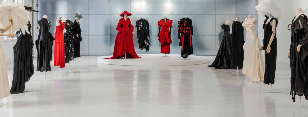 Yohji Yamamoto on display at 10 Corso Como in Milan to (re