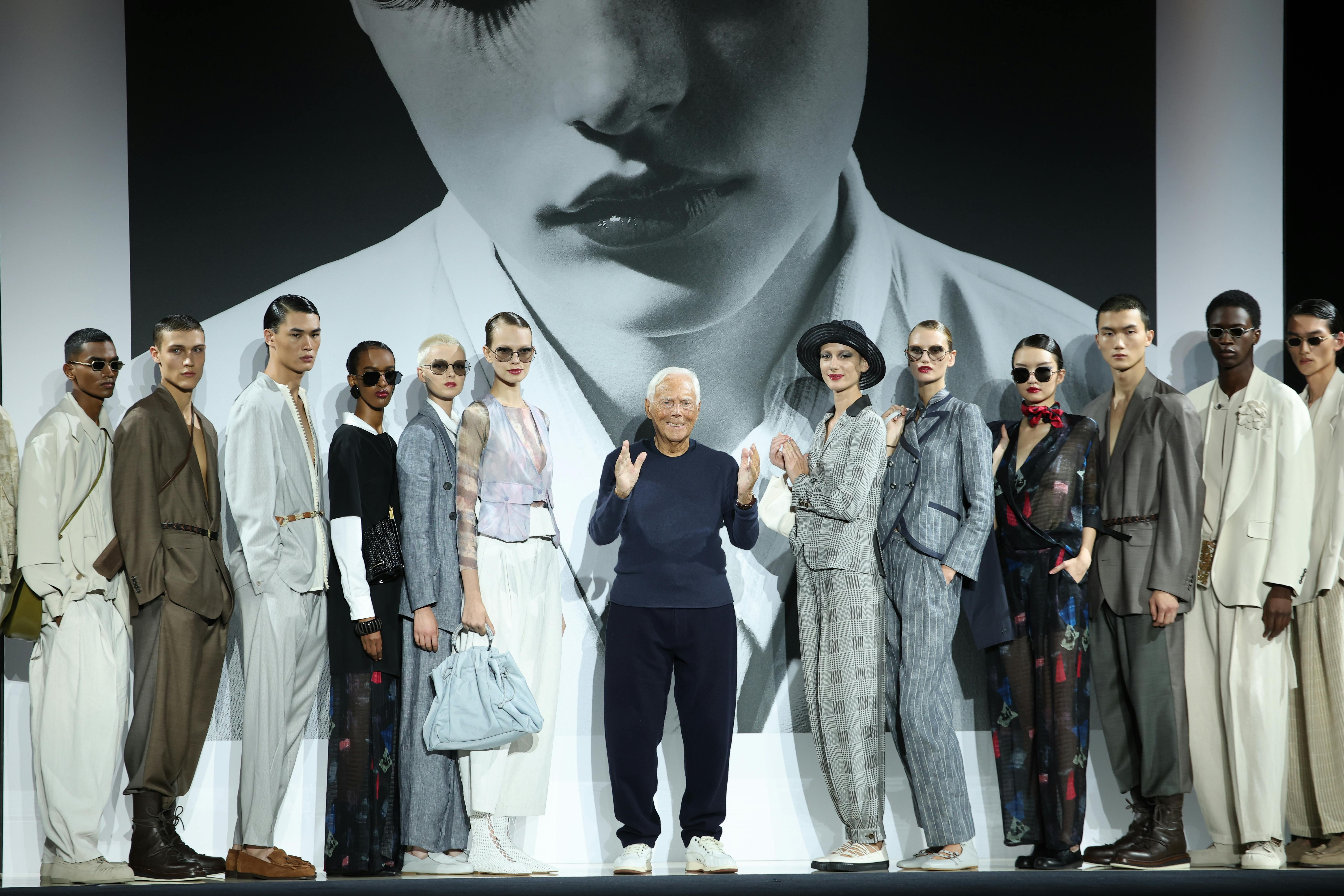 Emporio Armani's masculine-feminine at MFW