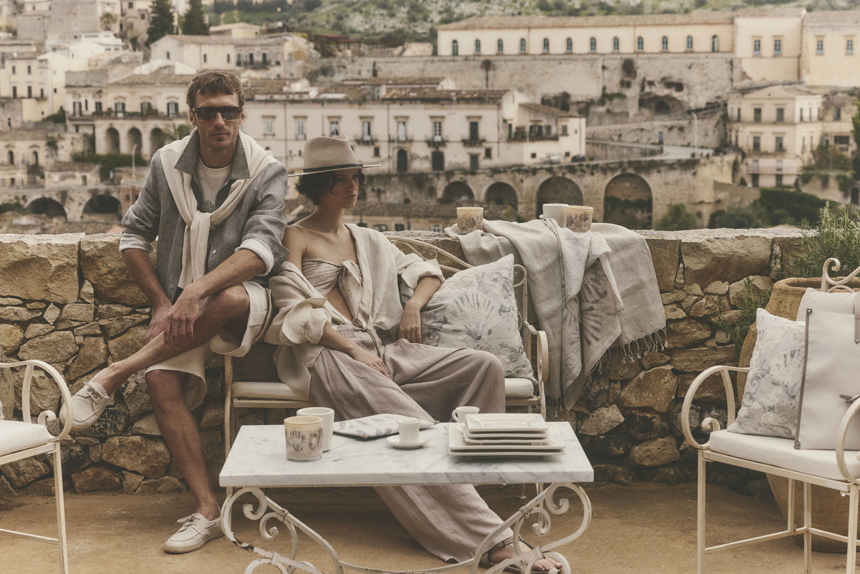 美品「BRUNELLO CUCINELLI」最高級コットン ポロ イタリア製　L Brunello Cucinelli celebrates the art of a Mediterranean summer