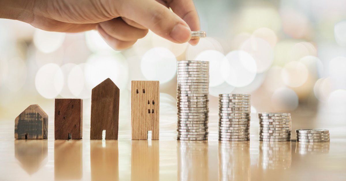 stack of items signifying finance and insurance