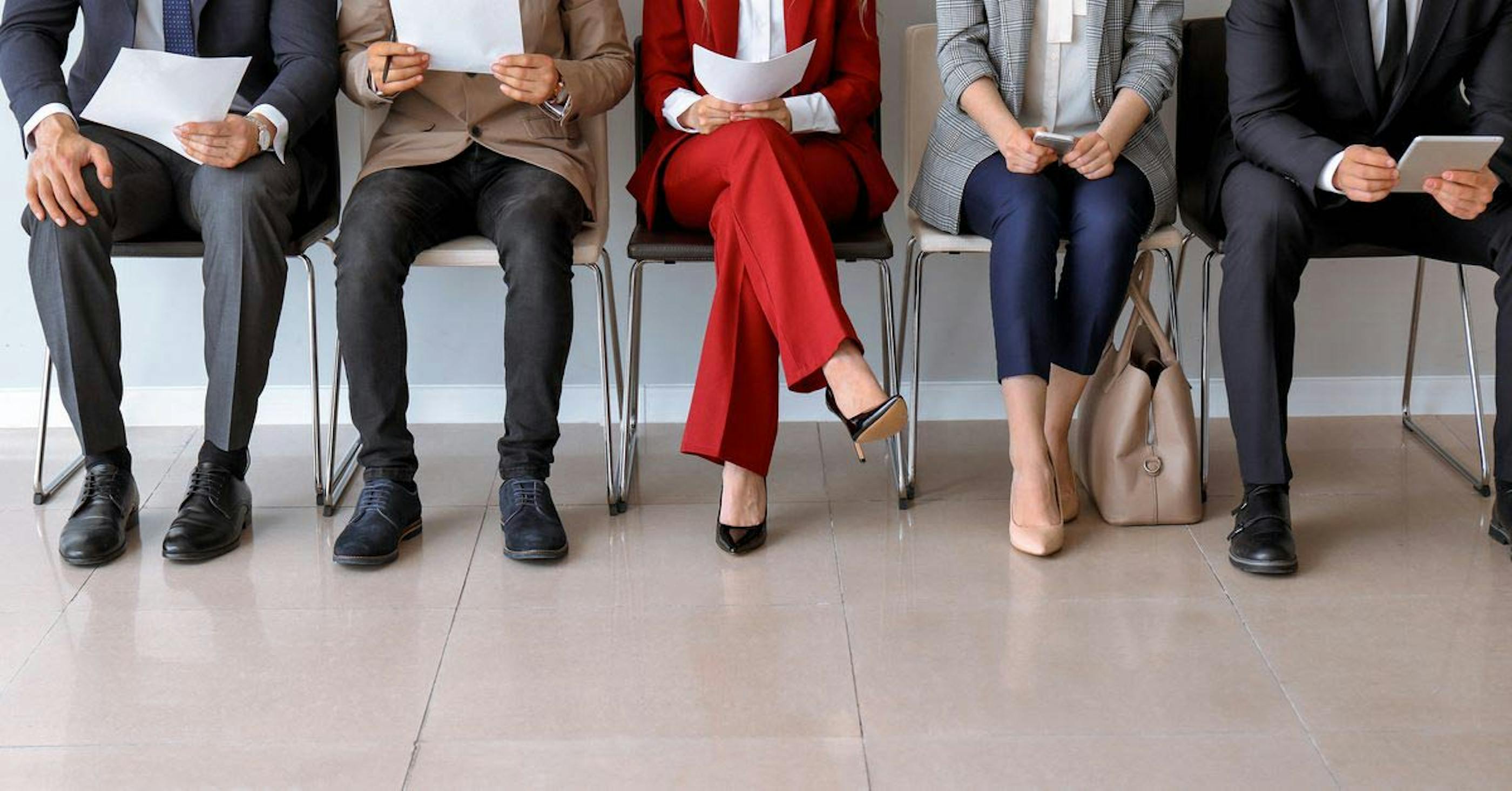 Group of people seeking new job opportunities