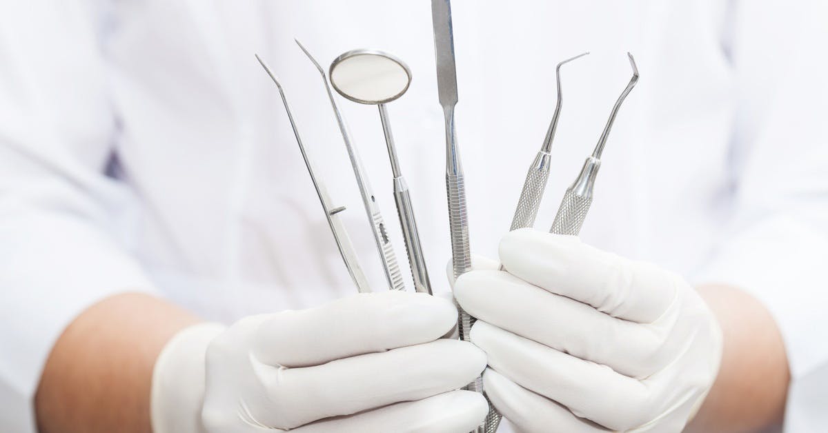 Dental Tools in the process of being sterilised by a Dental Sterilisation Nurse