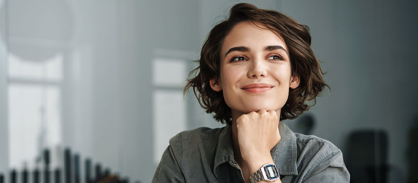Smiling woman