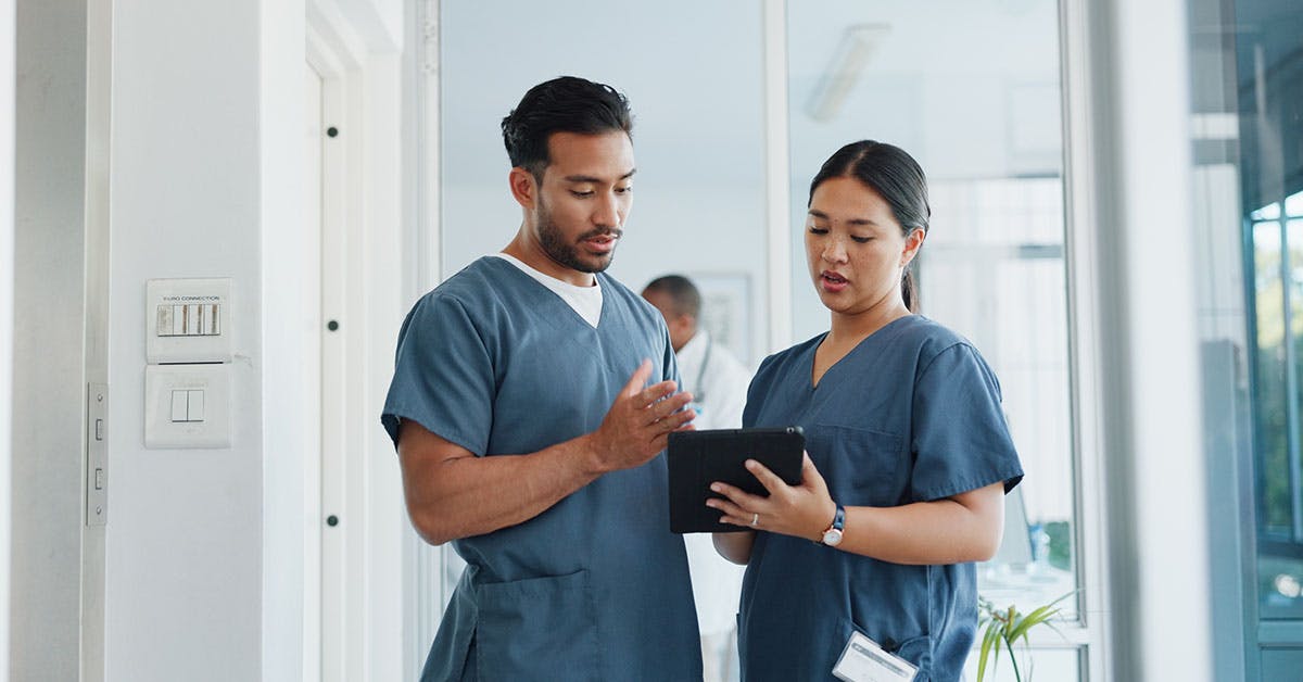 Healthcare Workers in Hospital