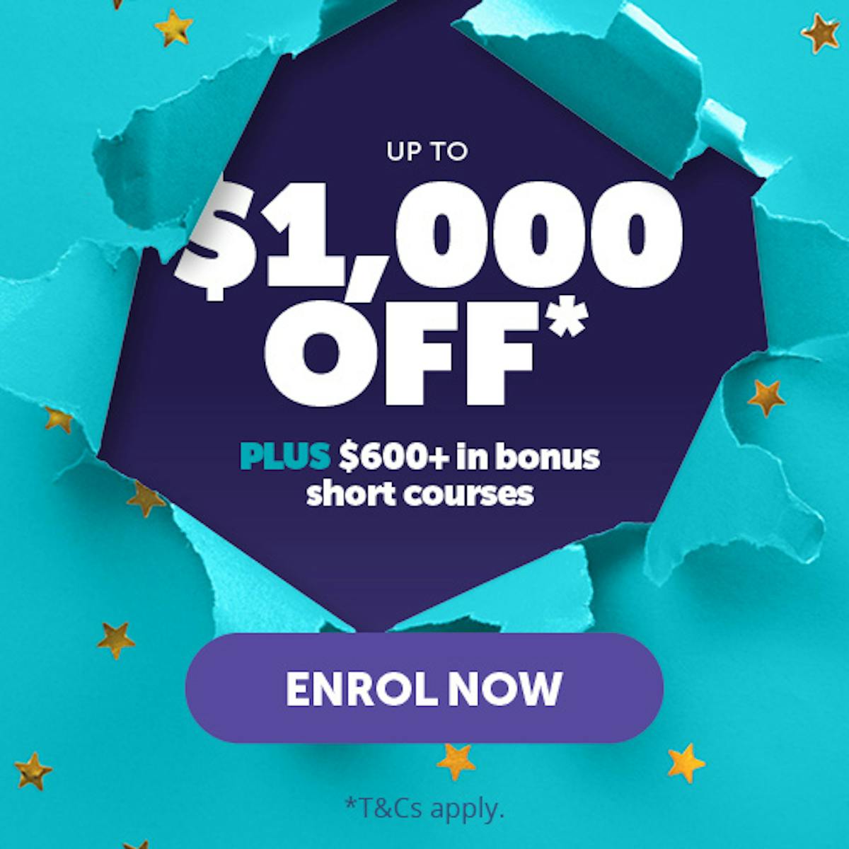 December Savings Banner