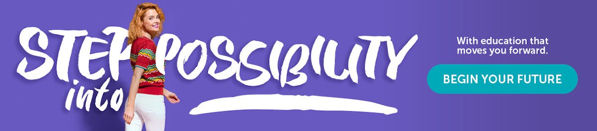 Step Into Possibilty Banner Desktop