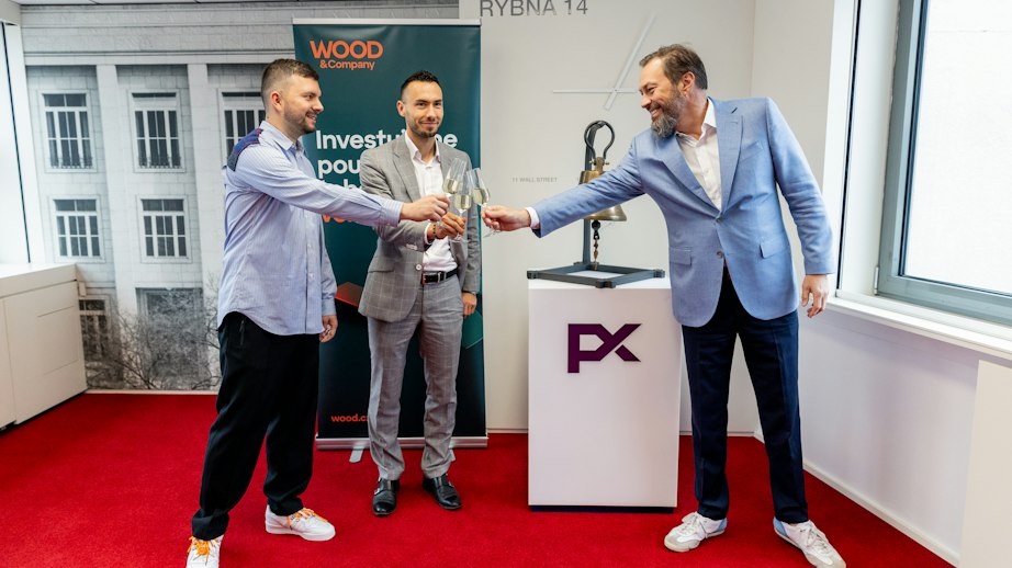 Proběhlo slavnostní zvonění a FOOTSHOP dokončil svůj vstup na BCPP prostřednictvím WOOD SPAC One