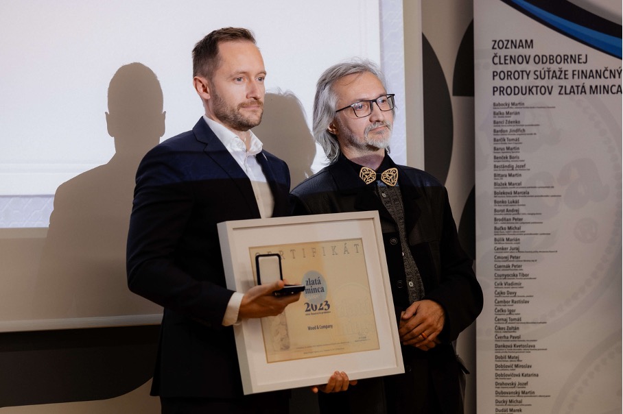 Dve ocenenia na súťaži Zlatá minca sú výsledkom skúseností a profesionality tímu WOOD & Company