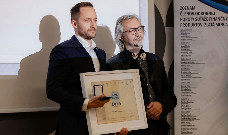 Dve ocenenia na súťaži Zlatá minca sú výsledkom skúseností a profesionality tímu WOOD & Company