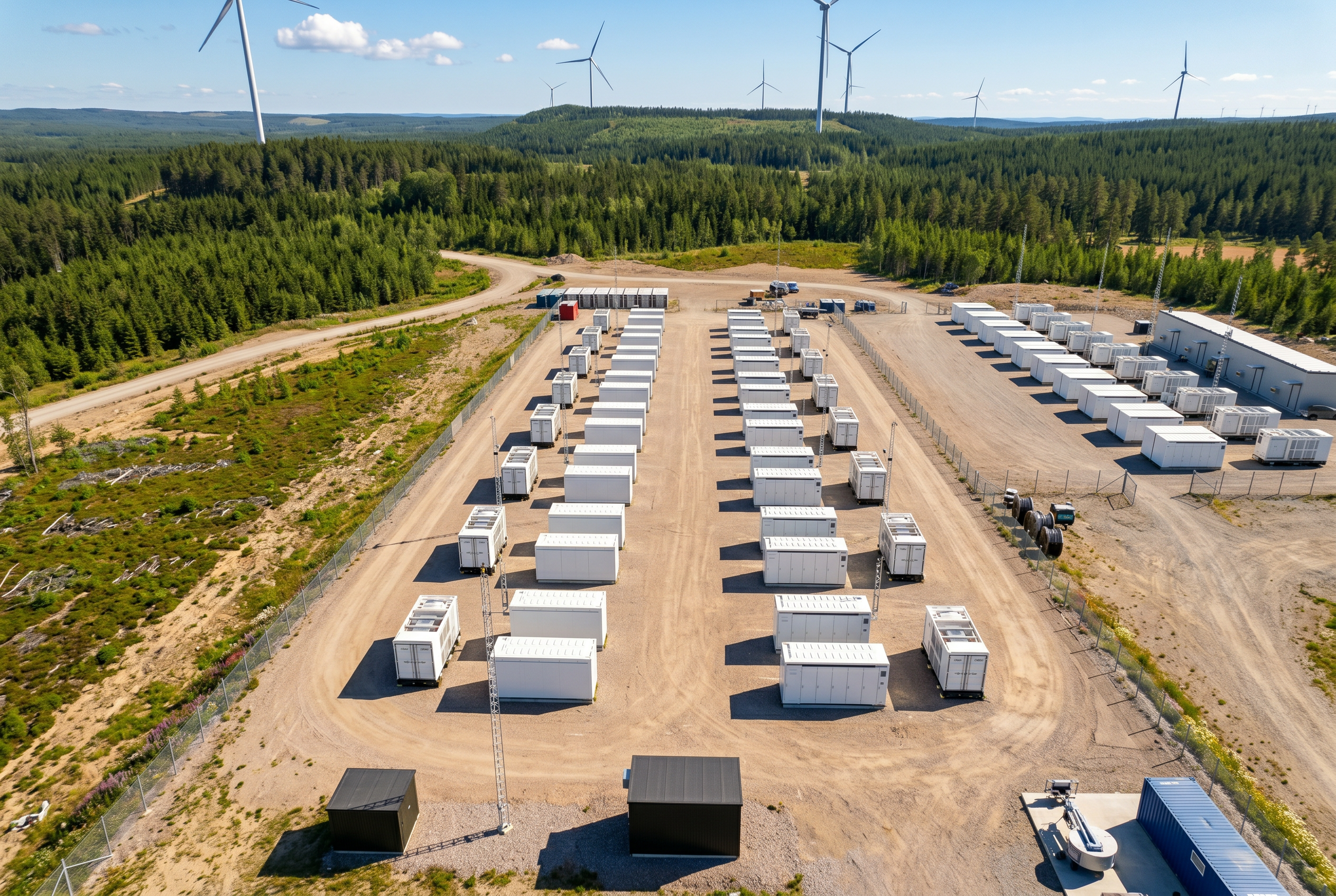 WOOD & Company and Delta Capacity complete Nordics' largest battery storage project in 15 months