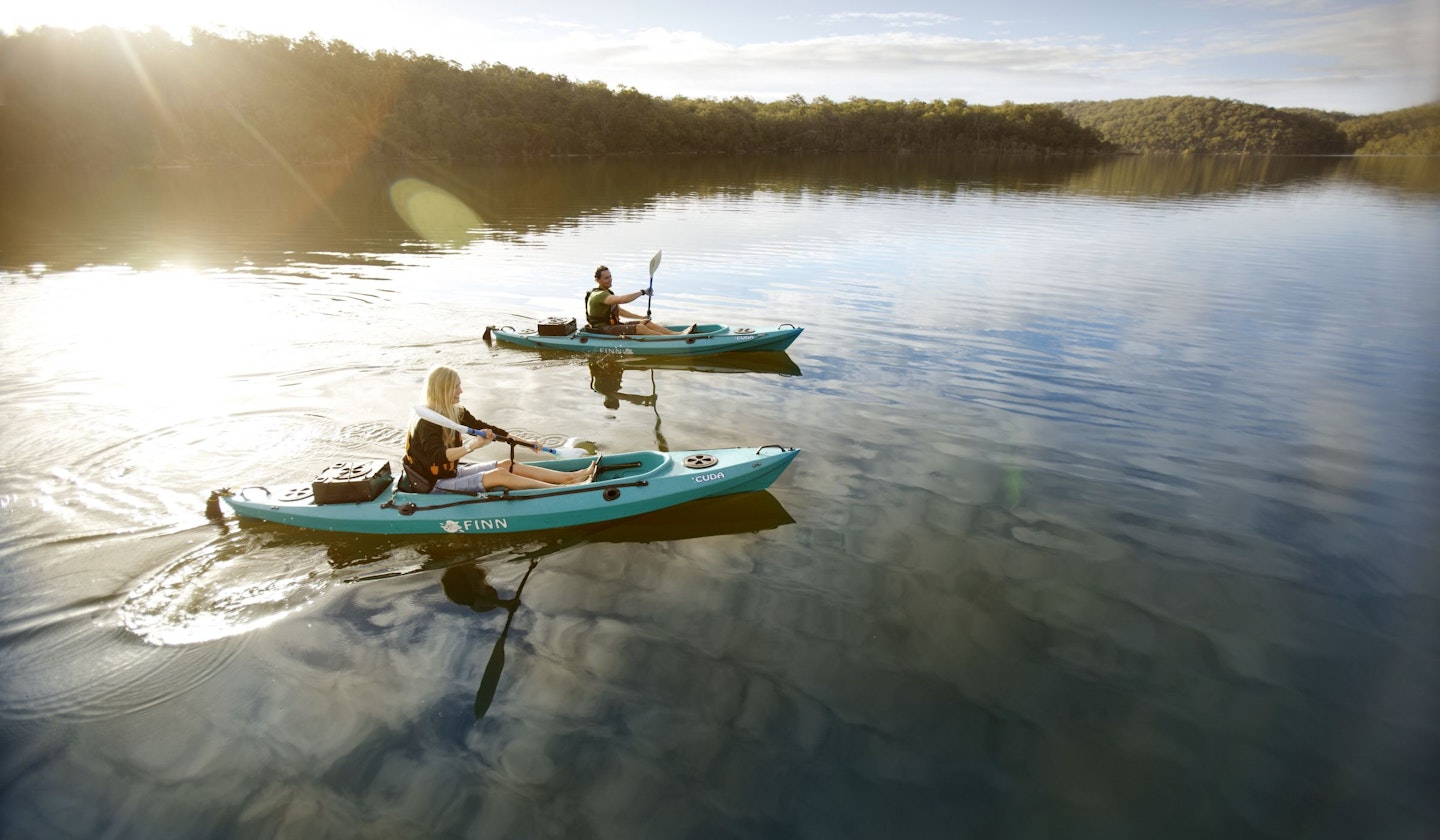 kayaking and adventure on East Gippsland Lakes