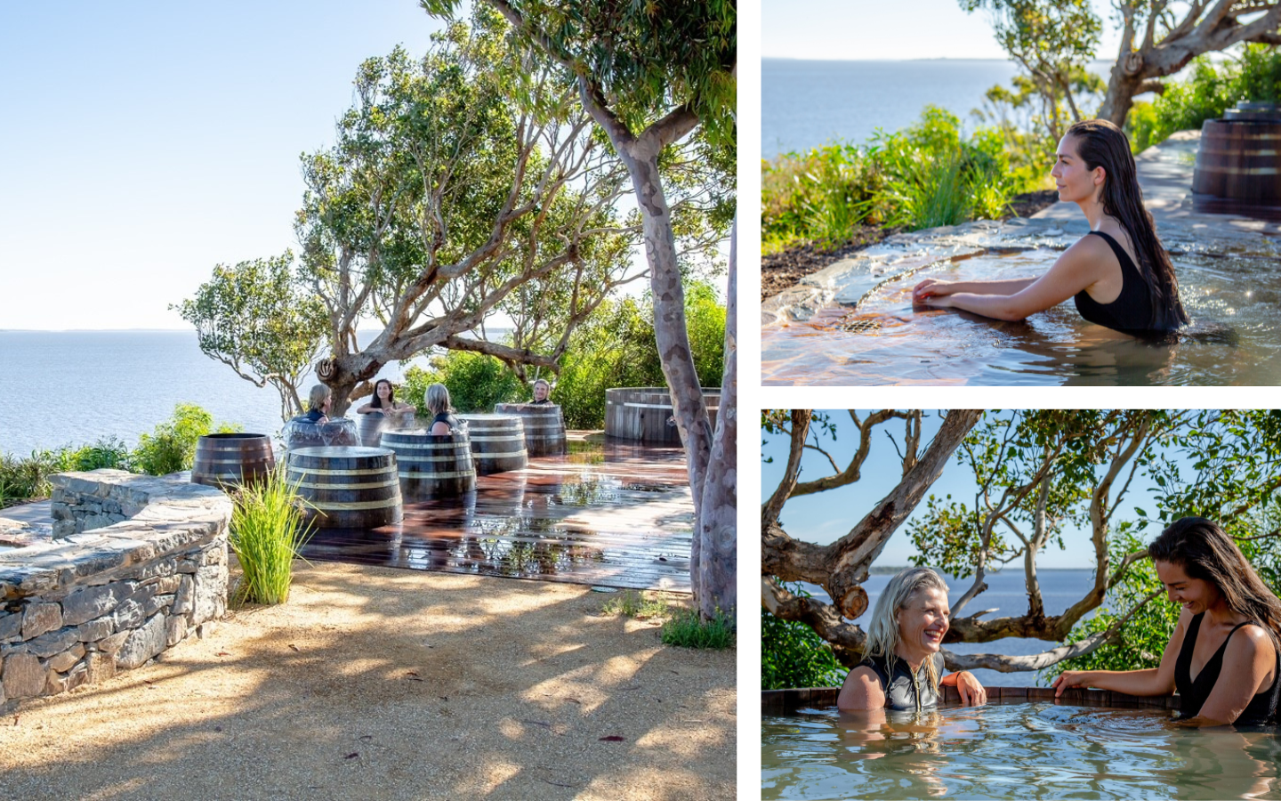 metung hot springs bathing gippsland lakes