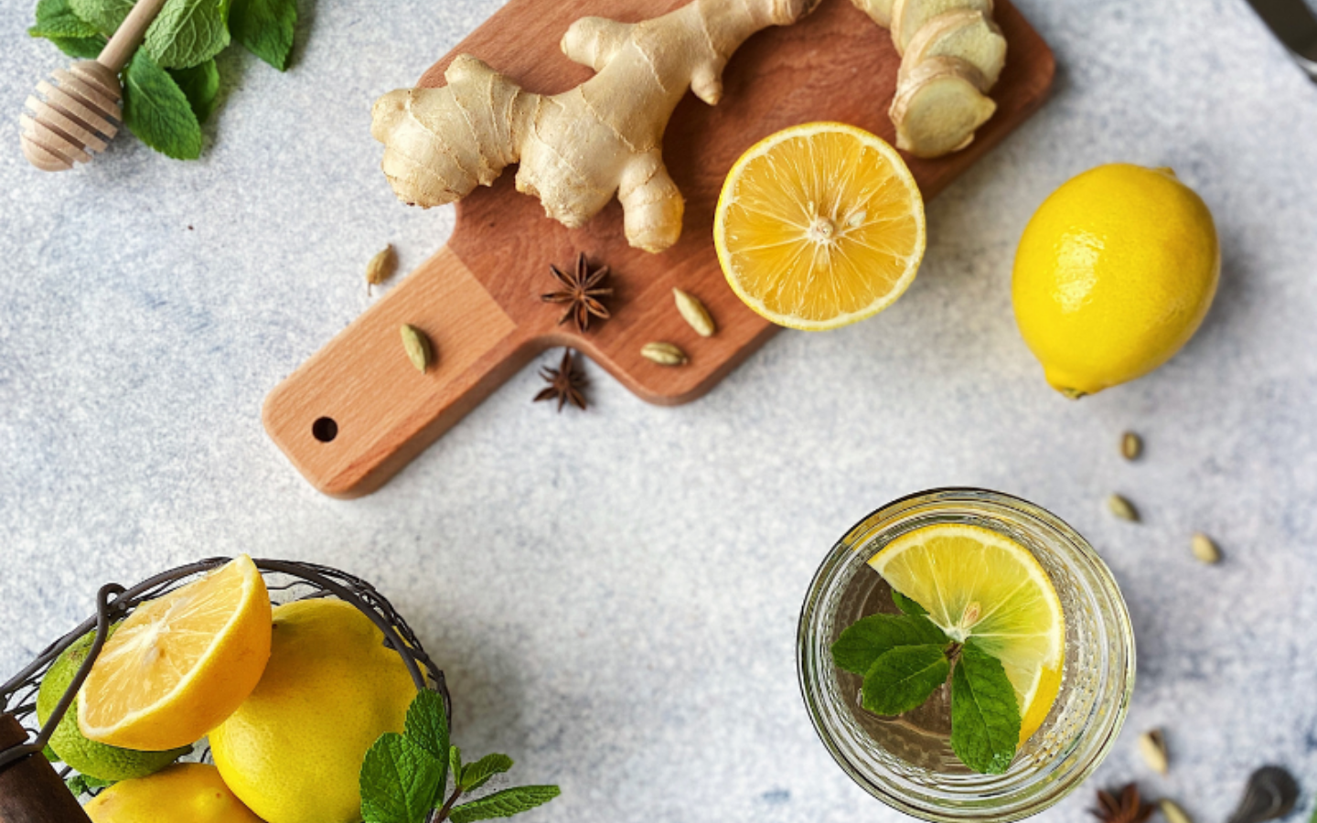 lemon and ginger