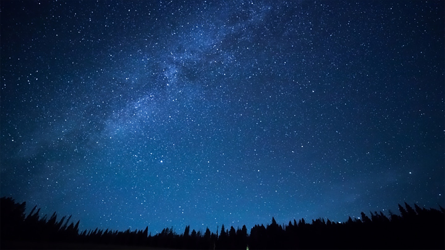 winter night sky