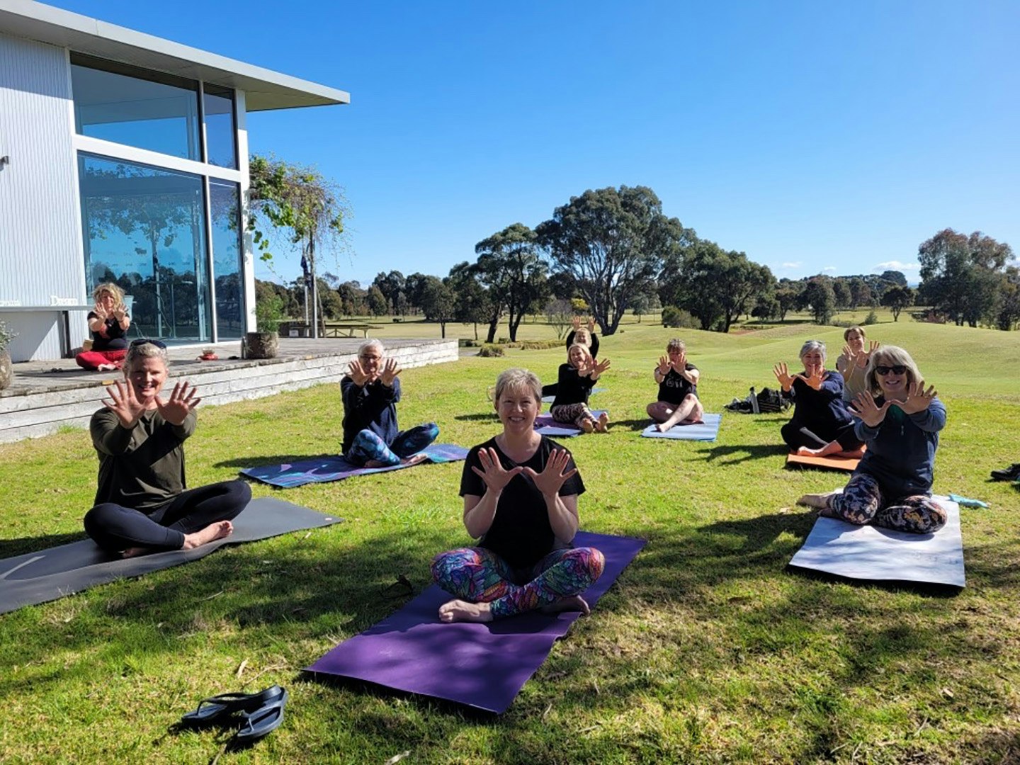 world wellness weekend yoga at metung country club