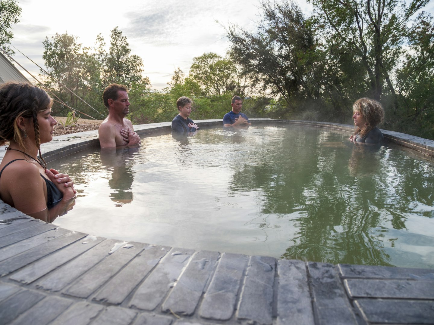 hot springs yoga
