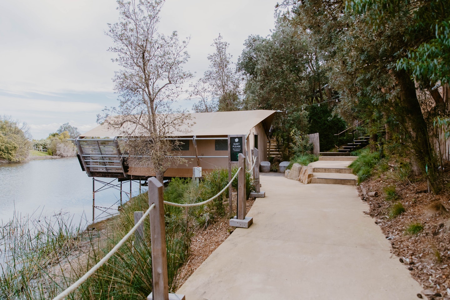 Lagoon Glamping at Peninsula Hot Springs