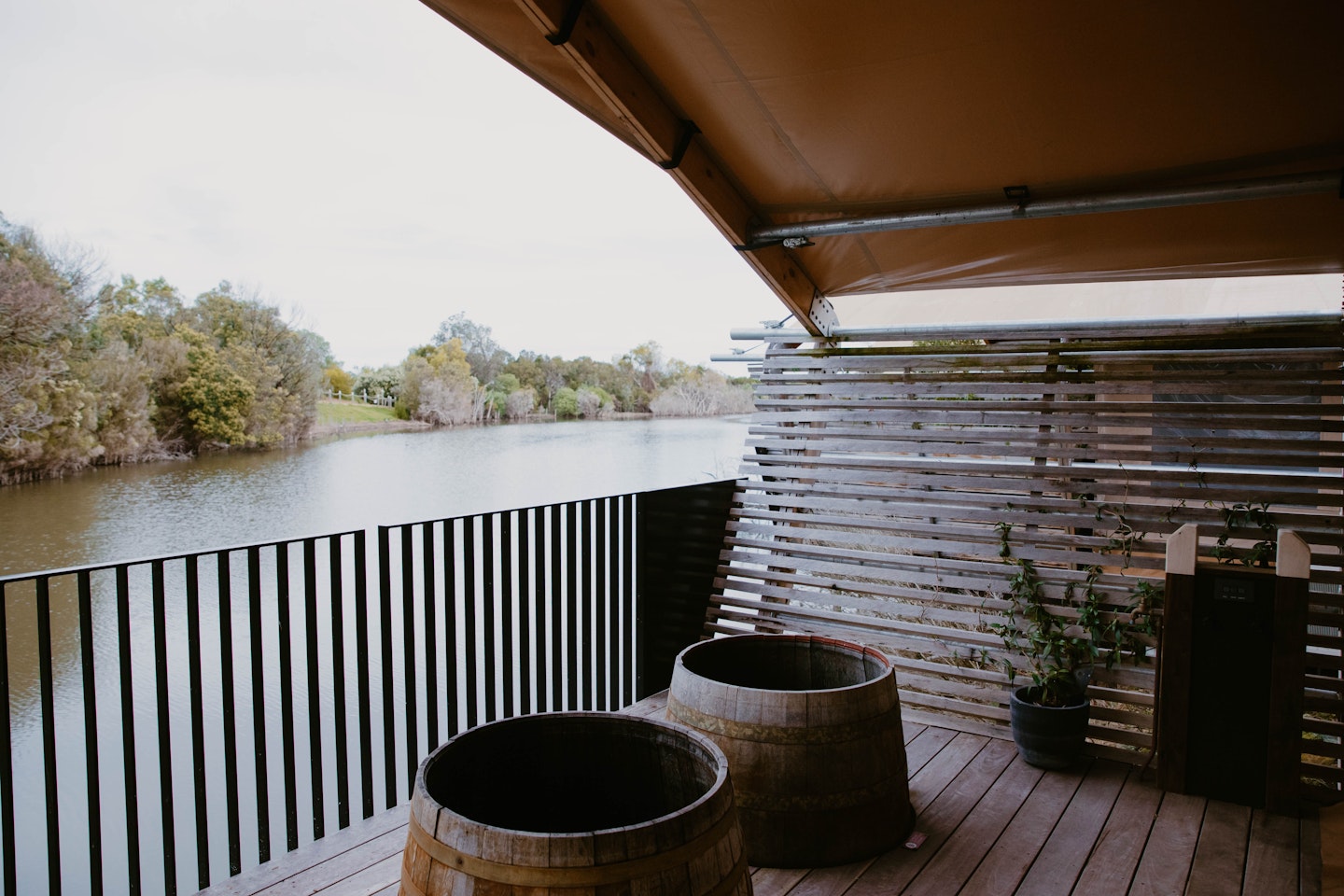 Lagoon view glamping