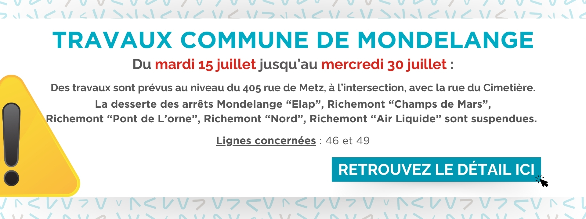 Travaux Mondelange