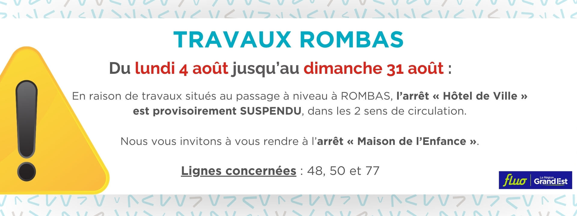 Travaux Rombas