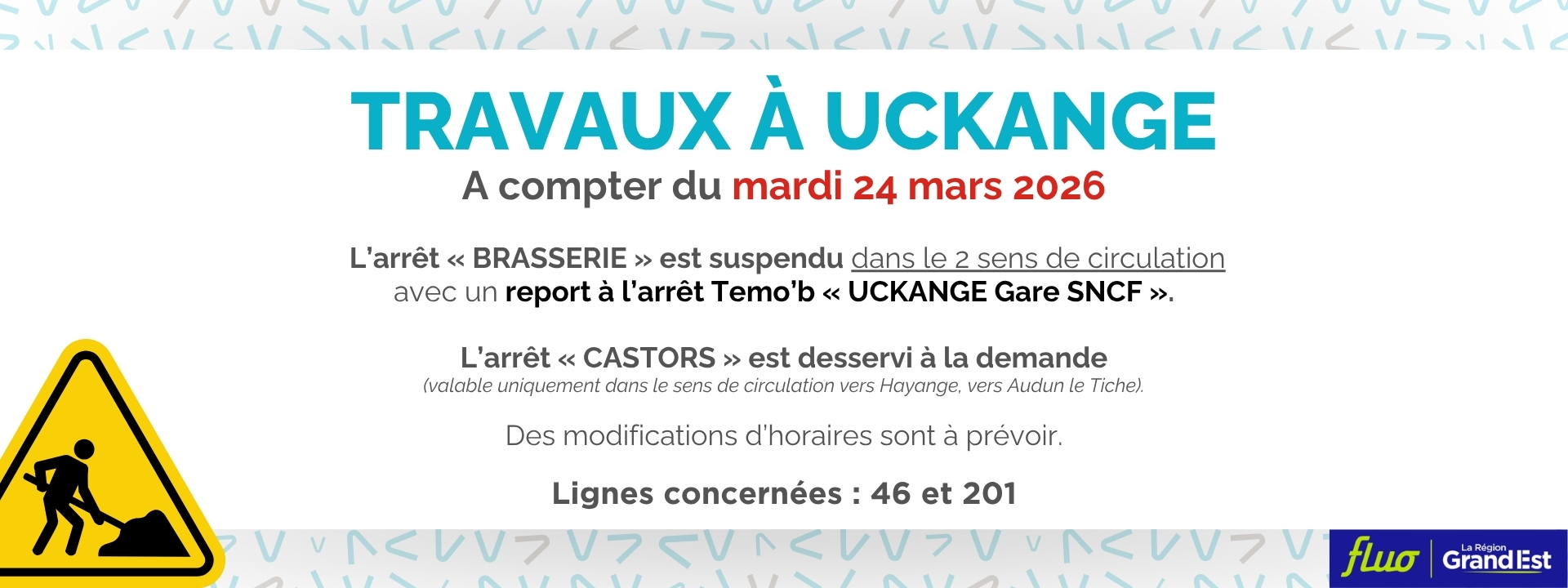 Travaux Uckange mars 2026