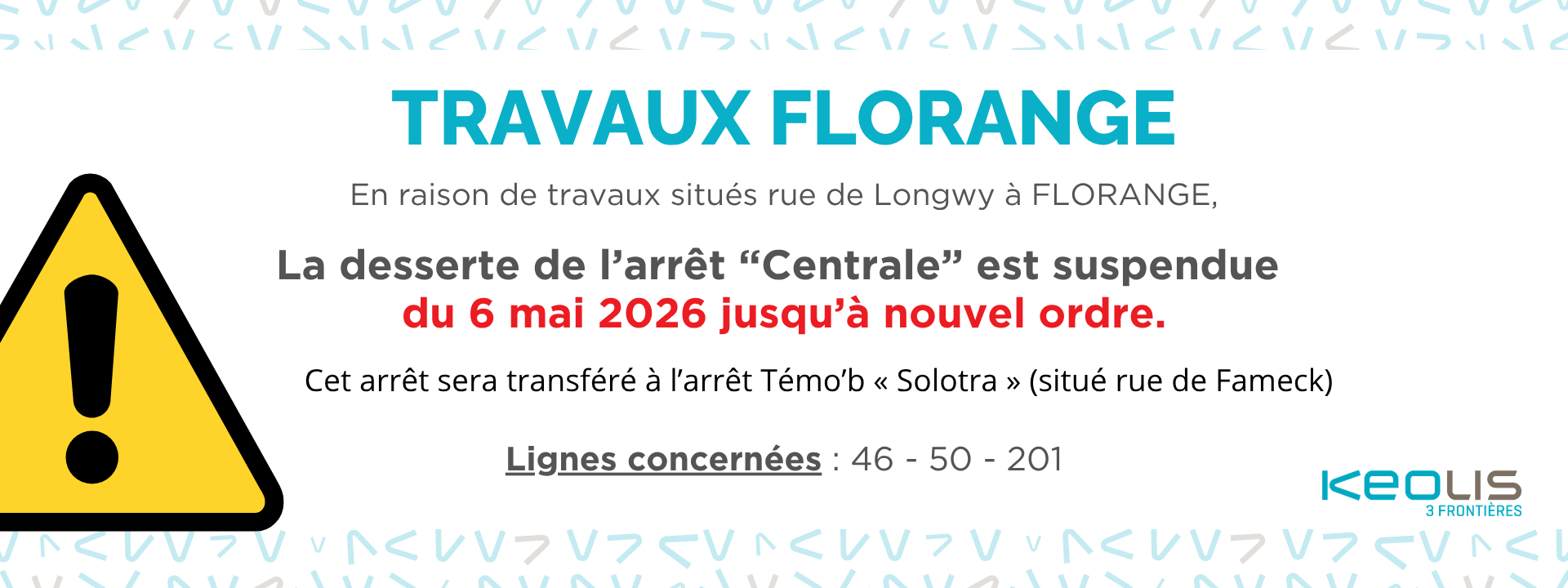 TRAVAUX FLORANGE MAI 2026