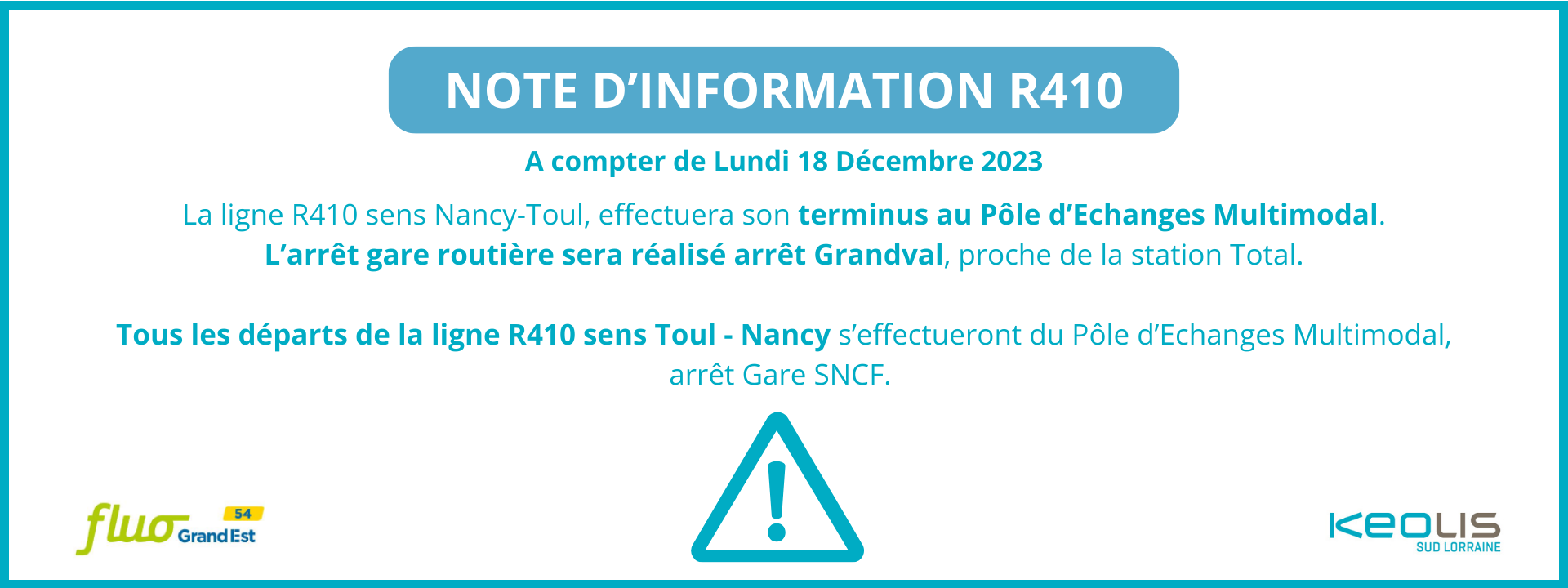 Note information R410