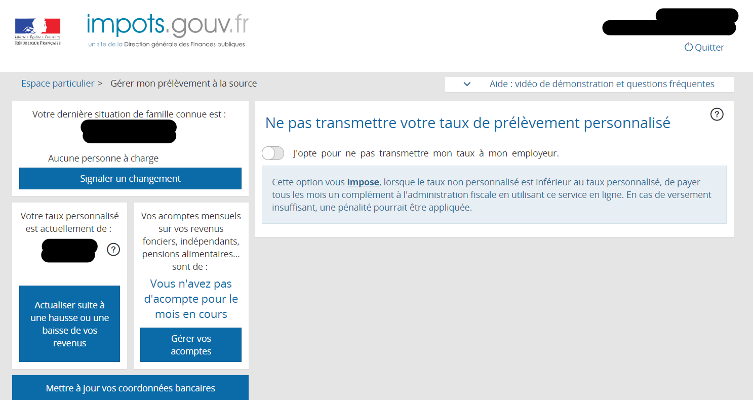 Prélèvement à la source à quoi correspond le taux personnalisé ? Ekie