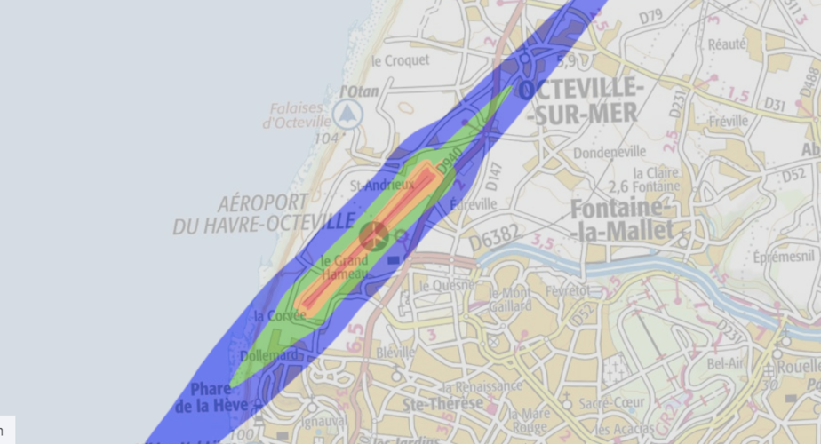 l'image répresente le plan d'exposition au brut au Havre