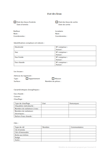 Comment rédiger un état des lieux contradictoire ? - Ekie