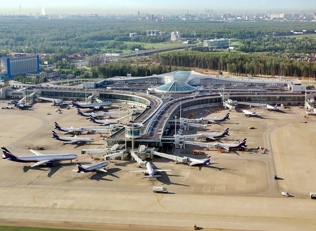 Cette image représente l'aéroport de Moscou-Sheremetyevo (Russie), qui est le 11e plus grand aéroport en Europe.