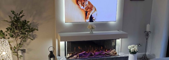 tv above fire