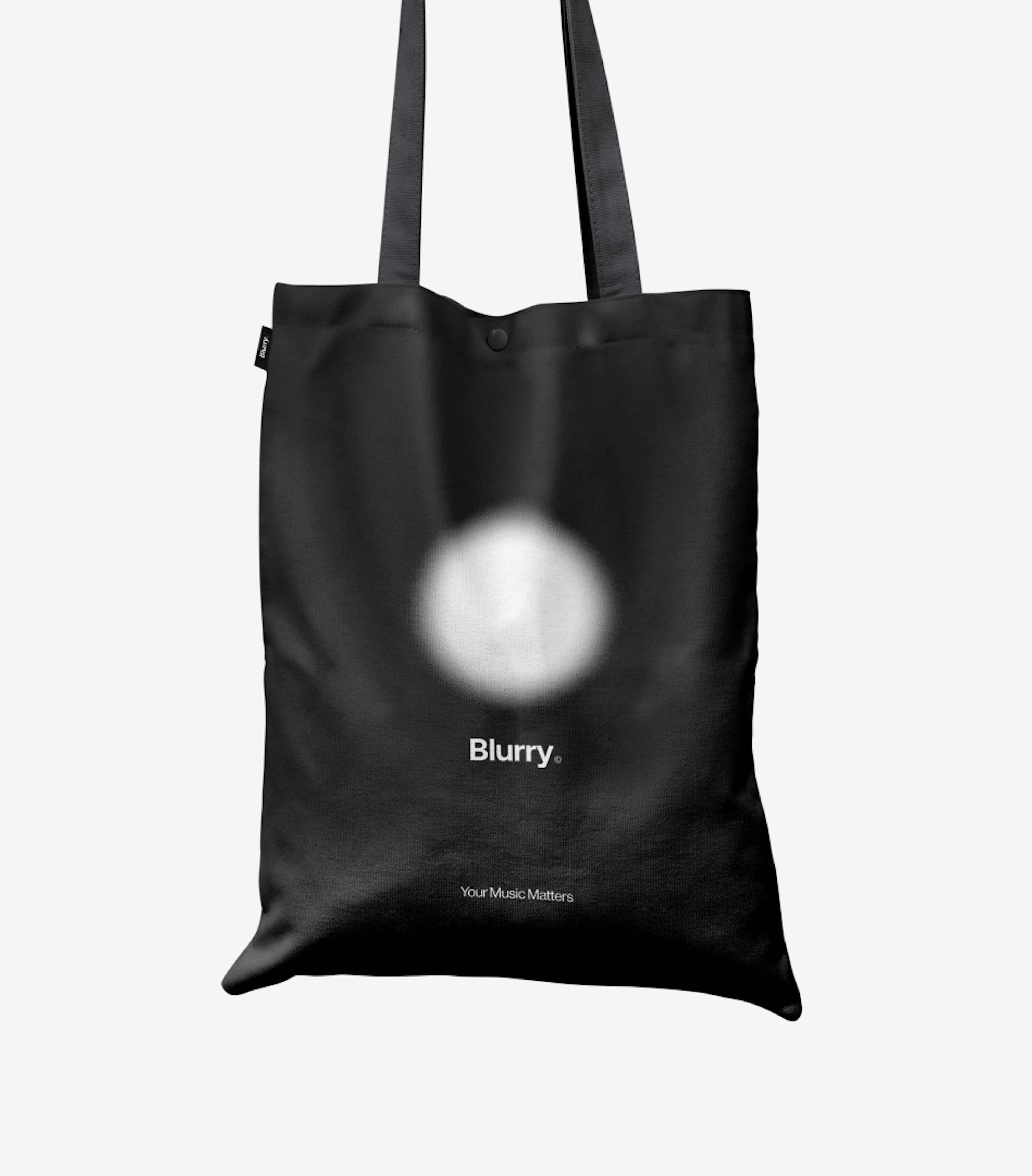 Image of Tote bag with Blurry logo