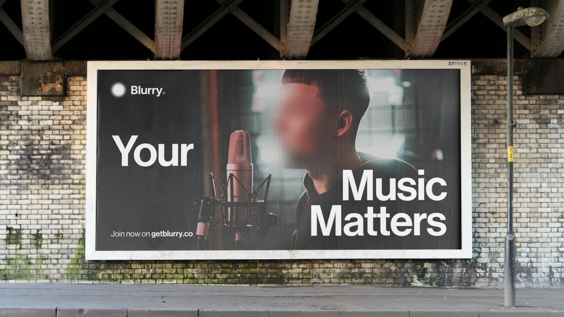 Image of billboard that says your music matters