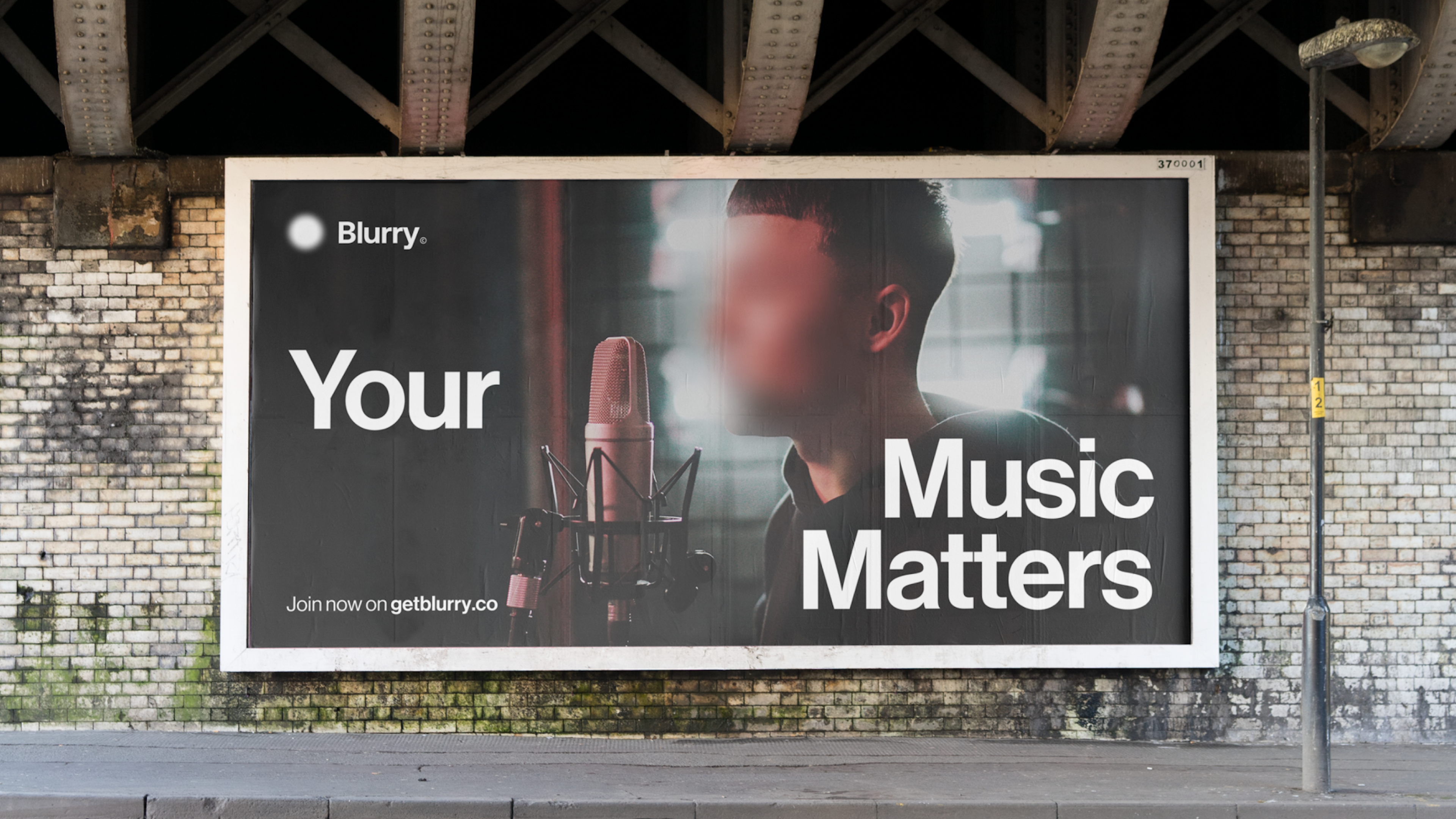 Image of billboard that says your music matters